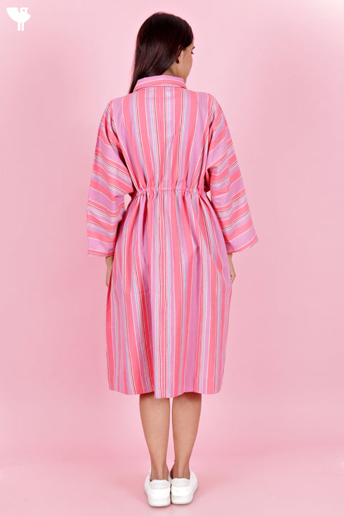 Khaadi Cotton Kurta In Stripes